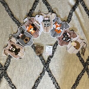 New Baby Girl Woodland Shower Decoration Garland